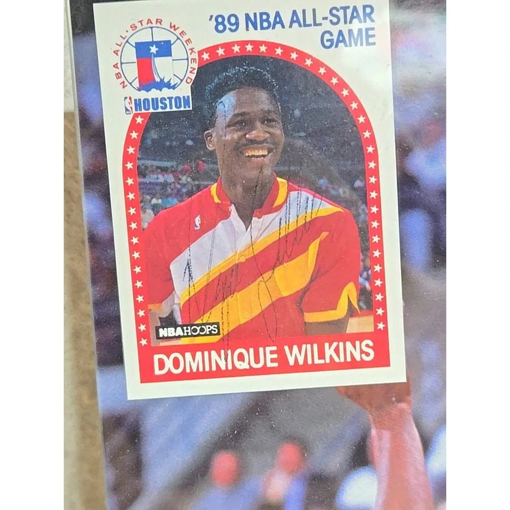 Dominique Wilkins Signed Ticket Pistons Game 2 Autos '89 All Star Game - NO COA*